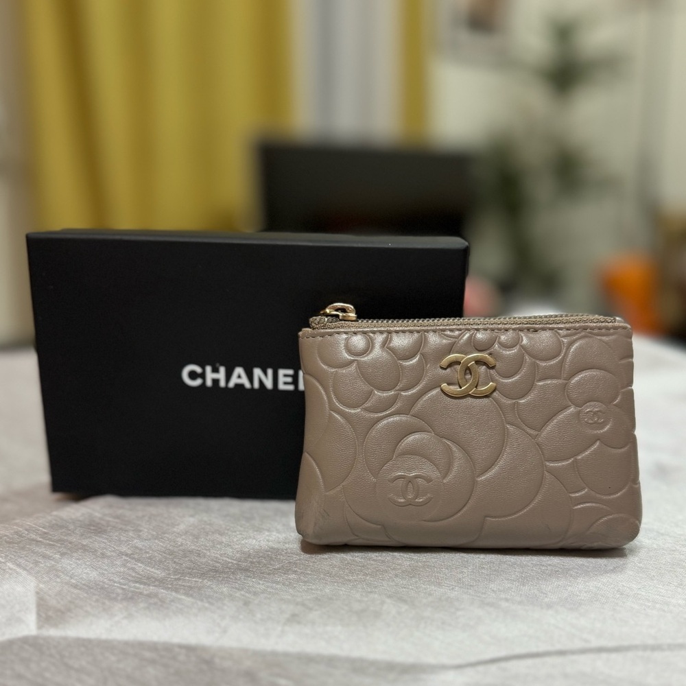 Chanel Camellia Coin Purse